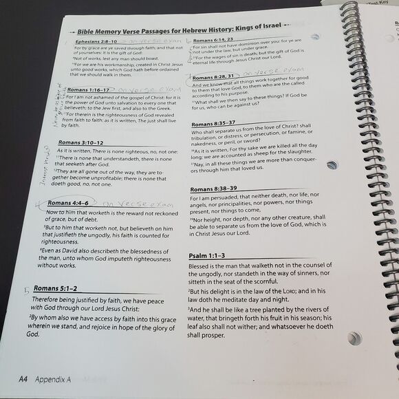 Abeka Kings Of Israel Video Manual, Quiz And Test Key Homeschool MISSING PG - Picture 7 of 10